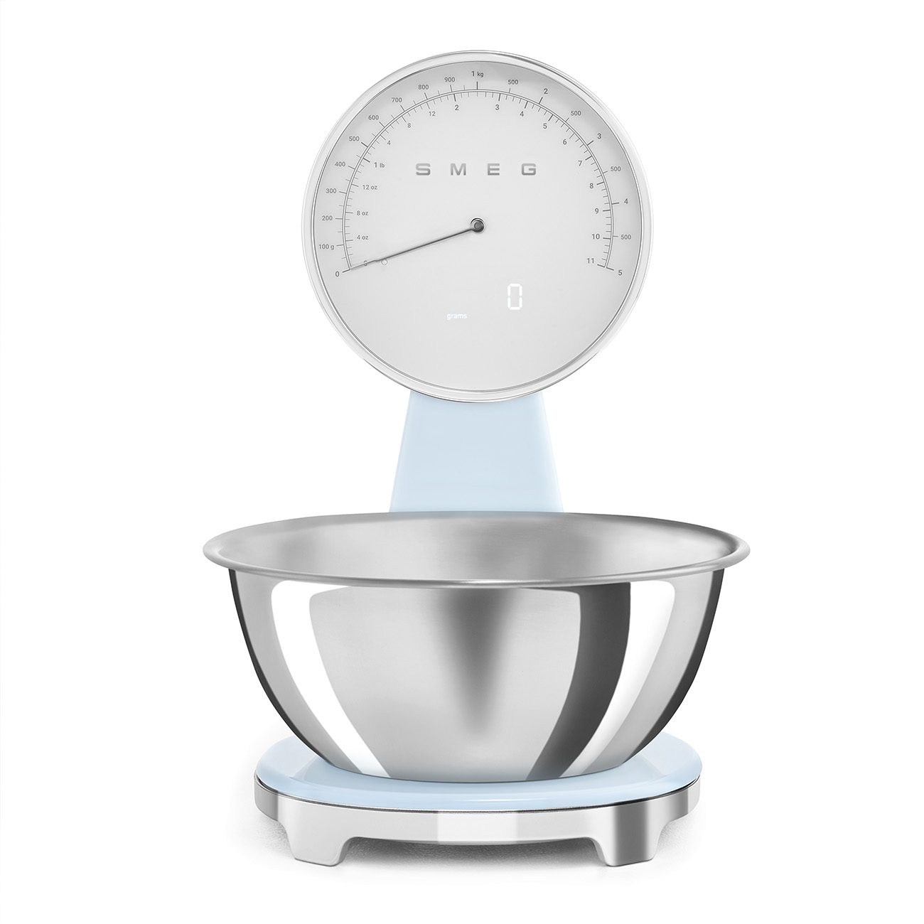 SMEG KSF01PBWW Кухонные весы, цвет пастельный голубой