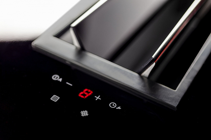 вытяжка+индукционная панель в столешницу QUANTUM PRO