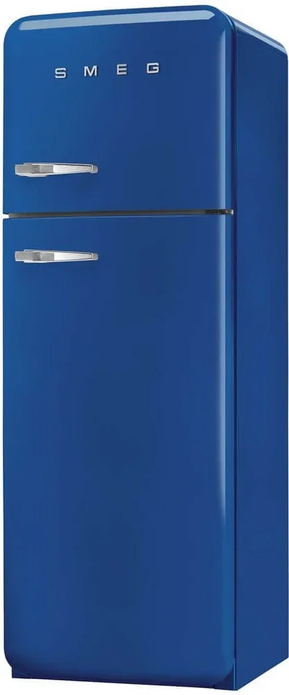 SMEG FAB30RBE6 Отдельностоящий двухдверный холодильник, стиль 50-х годов, 60 см, синий, петли справа