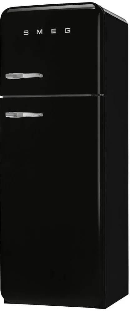 SMEG FAB30RBL6 Отдельностоящий двухдверный холодильник,стиль 50-х годов, 60 см, черный, петли справа